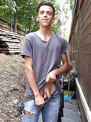 Czech Hunter Scene 209 - anal,bareback,cumshots,facial,hardcore,oral,amateurs,outdoors,shaved,straight,twinks,uncut,brunette,forest,jeans,pov